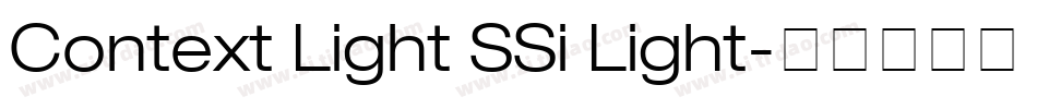 Context Light SSi Light字体转换